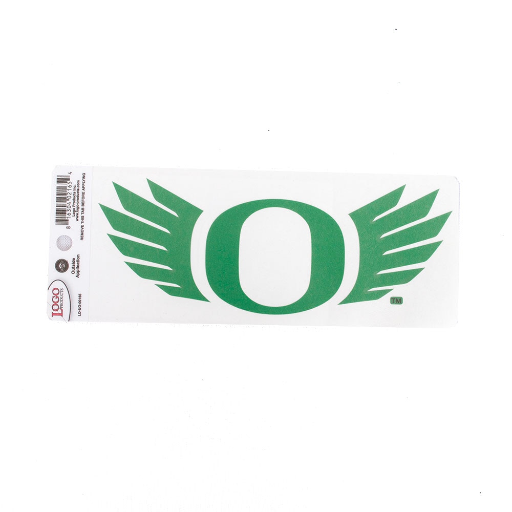 O Wings, Green, Decal - Outside Application, Home & Auto, 7", Logo Product, 863911